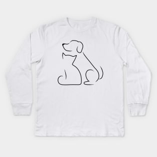 Cat and Dog Kids Long Sleeve T-Shirt